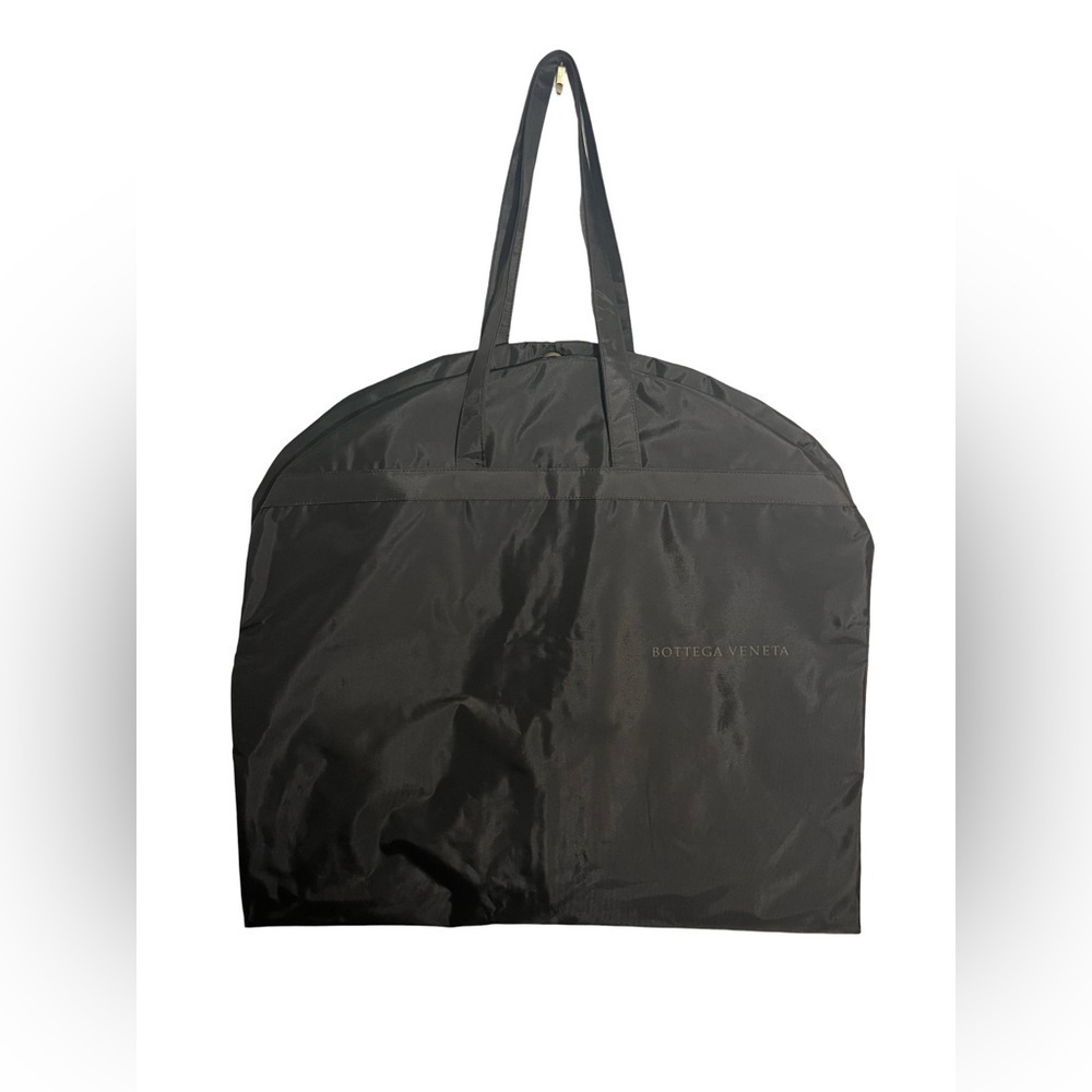 Bottega Veneta Black Nylon Garment Bag - Excellent Condition